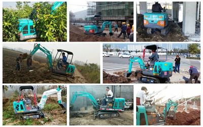 油茶林地與市政工程中的山鼎小型挖掘機價格分析